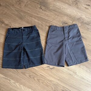 Boys' Black and Gray Shorts Set
